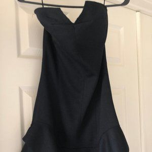 Nameless Dress Womens Small Black Strapless Zipper